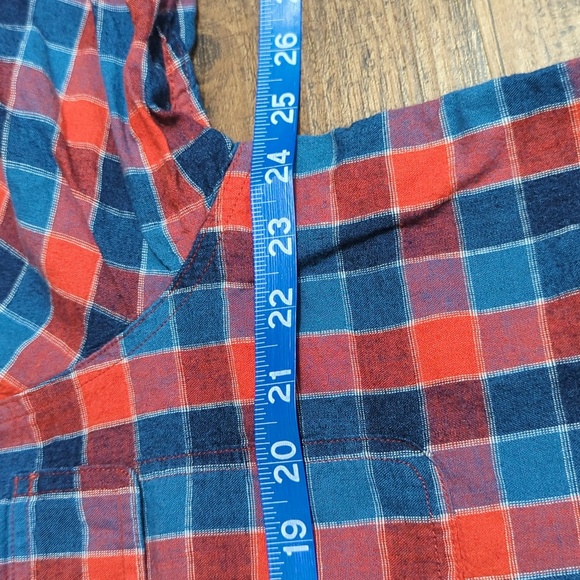 Best Made Co. Linen Blend Check Pattern Shirt Size XL in Red/Blue - Picture 7 of 10